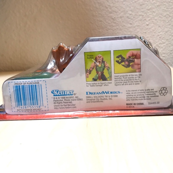 Small Soldiers Archer Action Figure in Box 1993 Vintage Collectible Toy HTF NIB - Picture 10 of 10